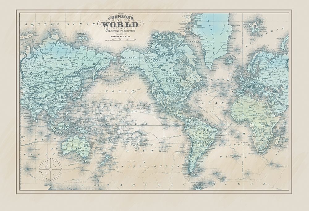 Vintage Maps 2 art print by Candace Allen for $57.95 CAD