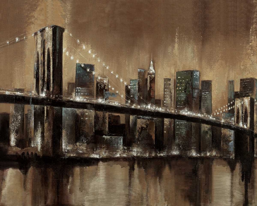 Brooklyn After Dark art print by Sunny for $57.95 CAD