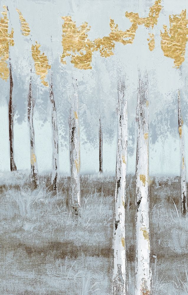 Birch Metallic Gray Day 2 art print by Sunny for $57.95 CAD
