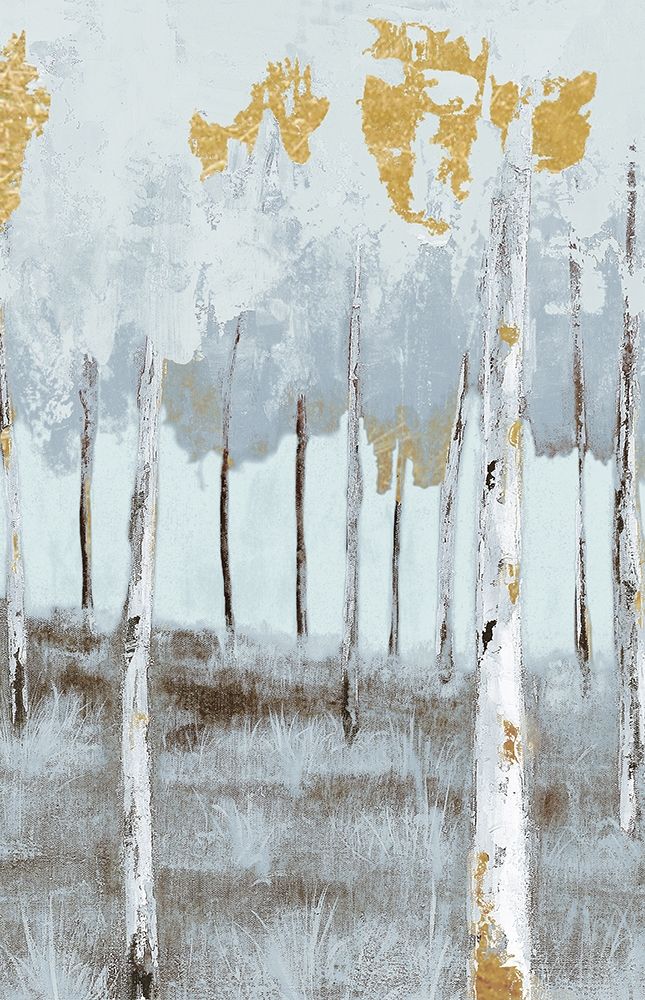 Birch Metallic Gray Day 3 art print by Sunny for $57.95 CAD