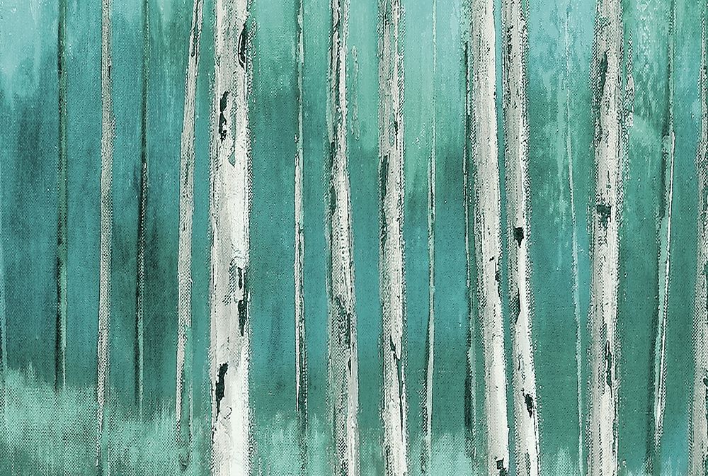 Blue Birch Forest 2 art print by Sunny for $57.95 CAD