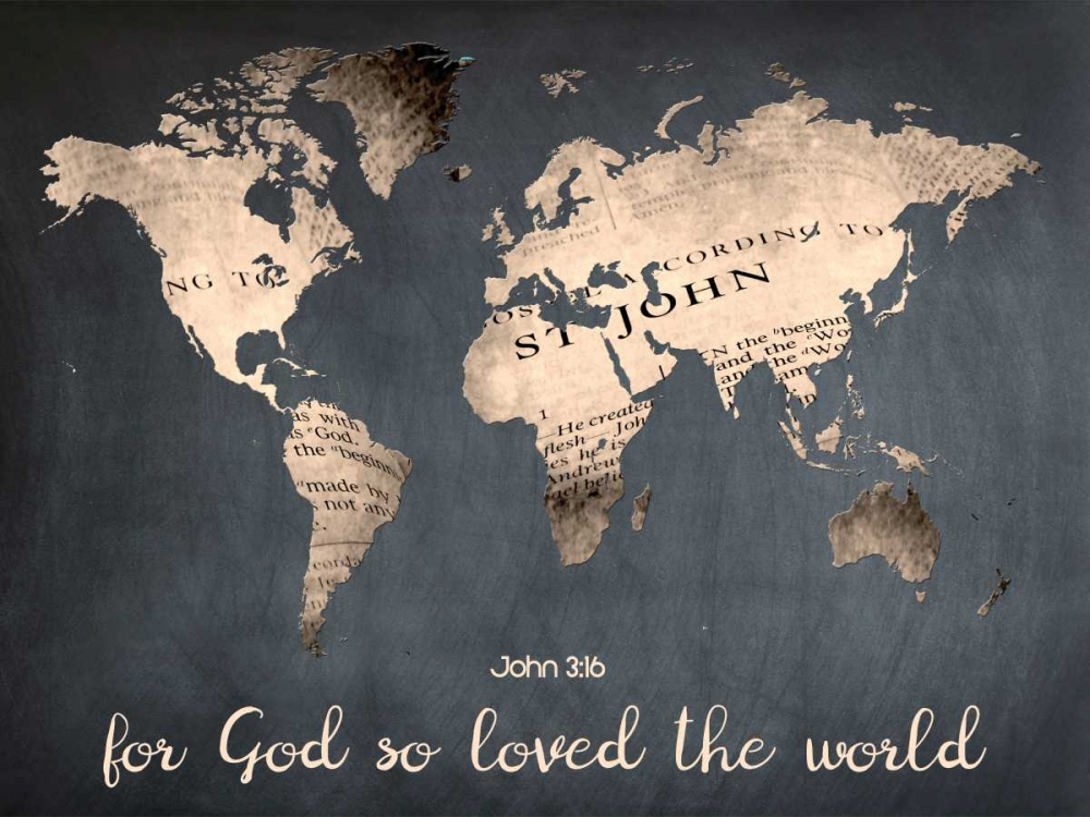 For God So Loved The World art print by Sheldon Lewis for $57.95 CAD