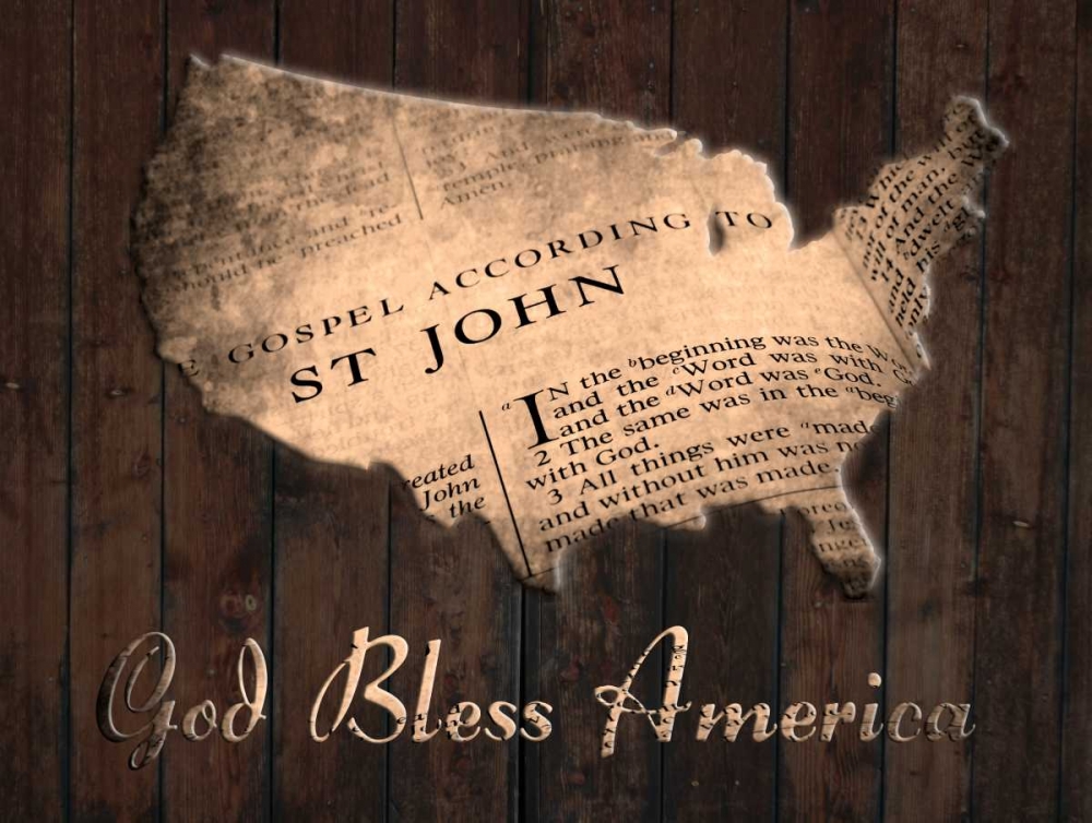God Bless America art print by Sheldon Lewis for $57.95 CAD