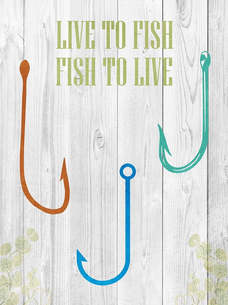 Live To Fish art print by Sheldon Lewis for $57.95 CAD