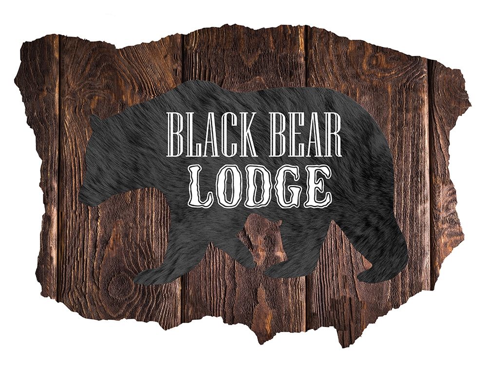 Black Bear Lodge art print by Sheldon Lewis for $57.95 CAD