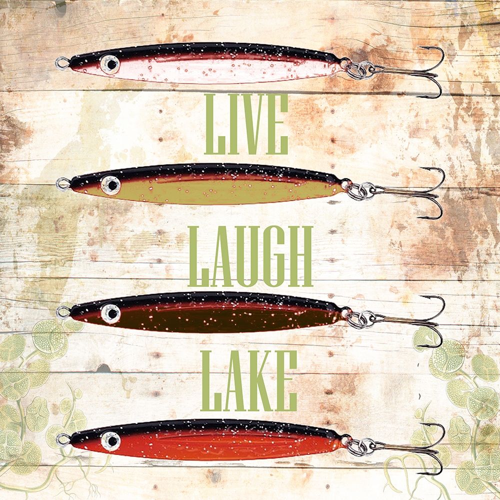 Live Laugh Lake art print by Sheldon Lewis for $57.95 CAD