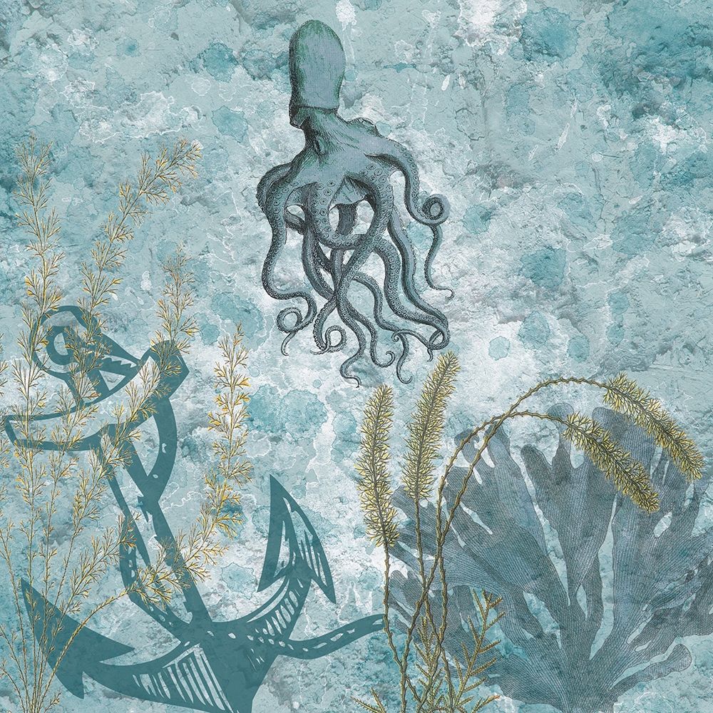 Deep Ocean Blue art print by Sheldon Lewis for $57.95 CAD