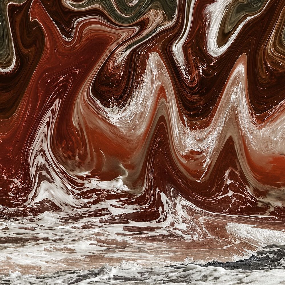 Abstract Waves 1 art print by Sheldon Lewis for $57.95 CAD