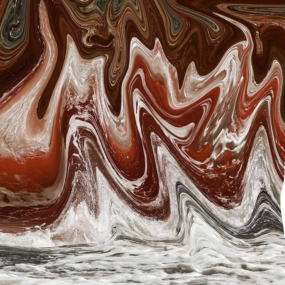 Abstract Waves 2 art print by Sheldon Lewis for $57.95 CAD