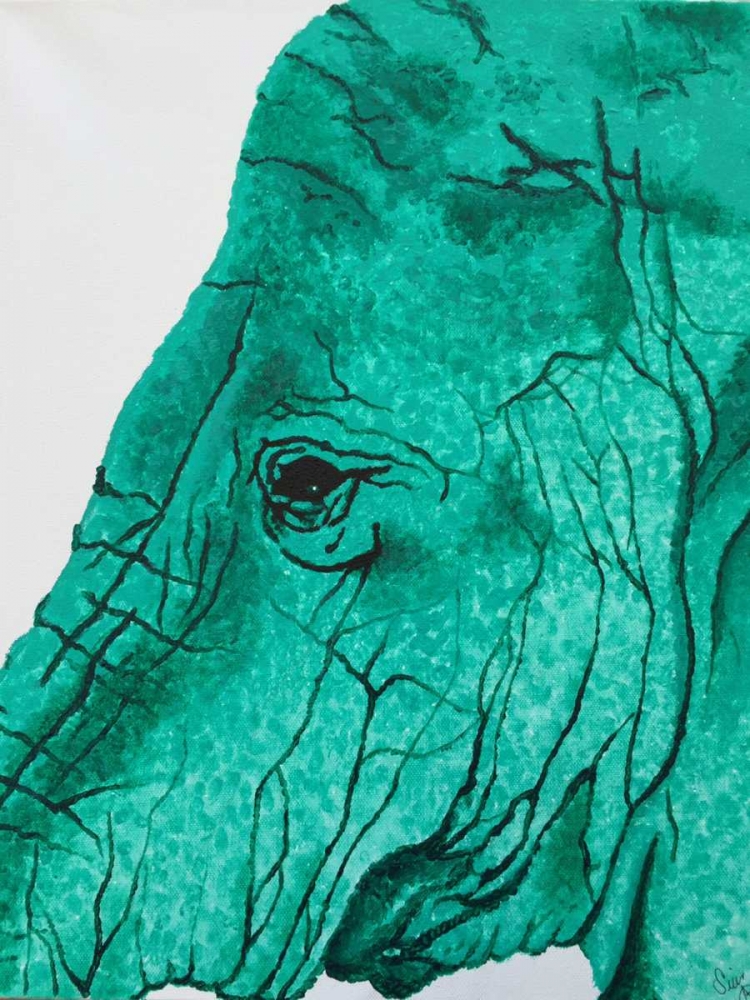 Elephant art print by Simona Altavilla for $57.95 CAD