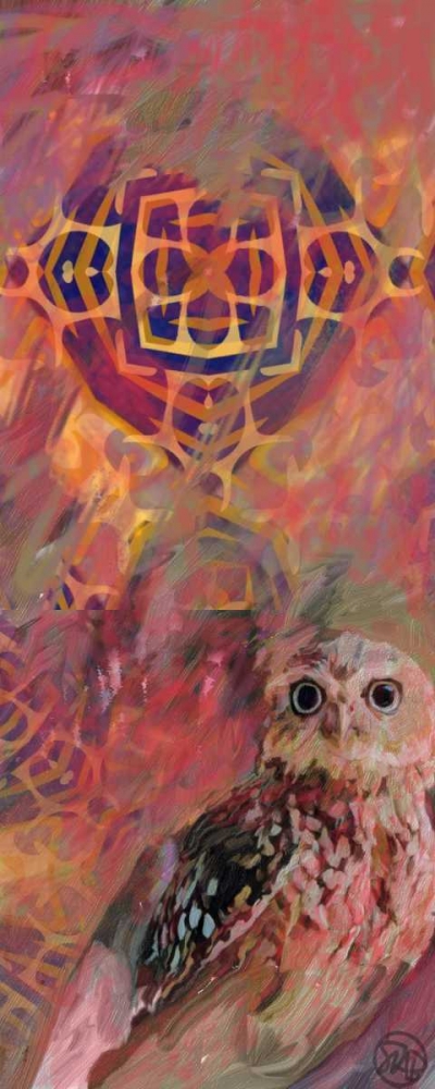 Vivid Owl art print by Sarah Butcher for $57.95 CAD