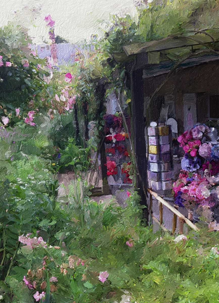 Gift Shop At Giverny art print by Sarah Butcher for $57.95 CAD