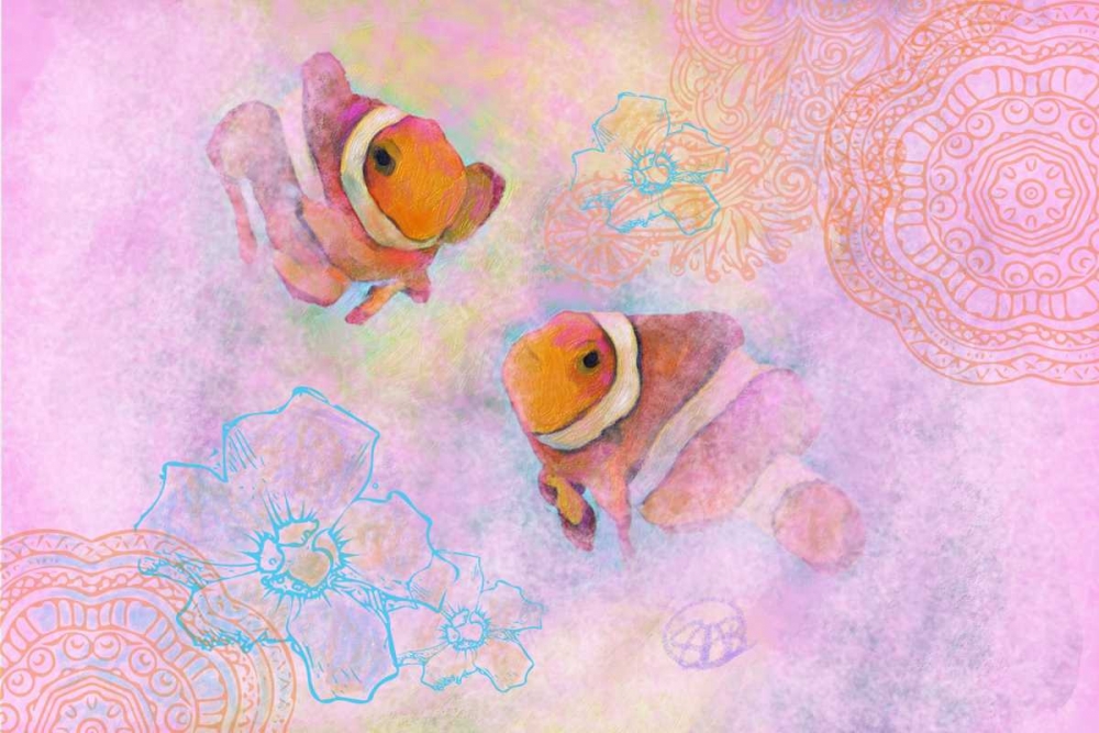 Clownfish Pair art print by Sarah Butcher for $57.95 CAD