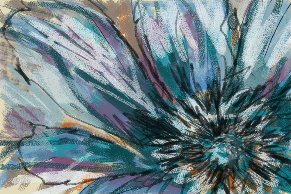 Blue Flower art print by Sarah Butcher for $57.95 CAD