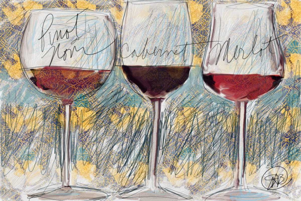 Wine 3 art print by Sarah Butcher for $57.95 CAD