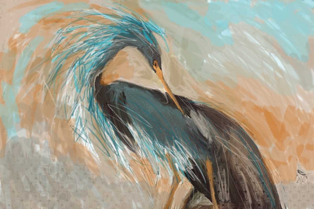 Beachy Bird Frill art print by Sarah Butcher for $57.95 CAD
