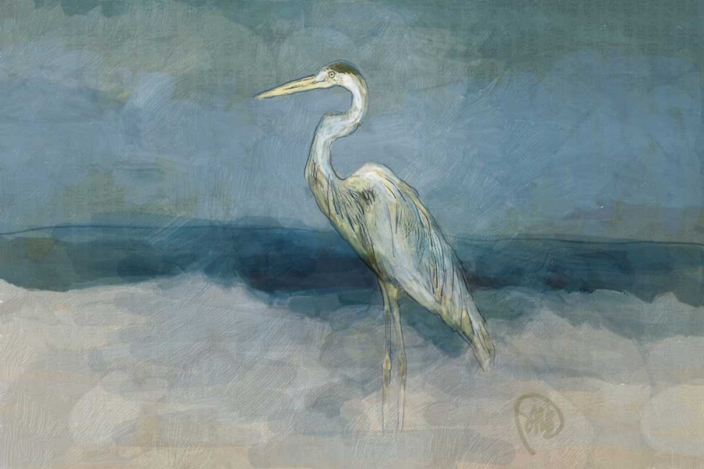 White Heron art print by Sarah Butcher for $57.95 CAD