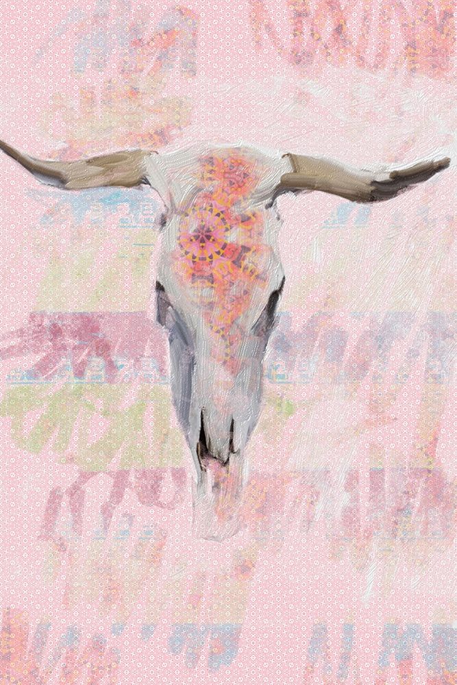 Southwest Cow Skull art print by Sarah Butcher for $57.95 CAD