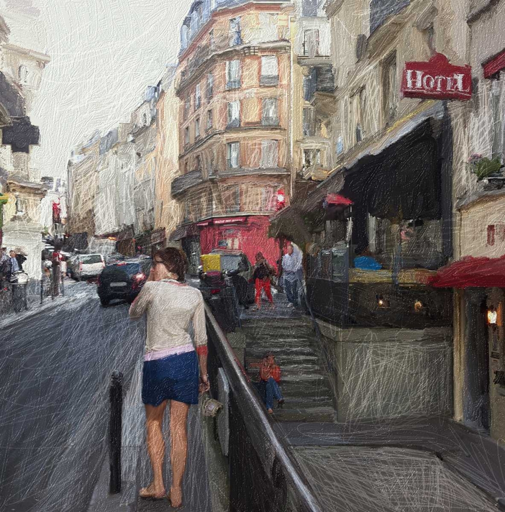 Streets of Paris art print by Sarah Butcher for $57.95 CAD