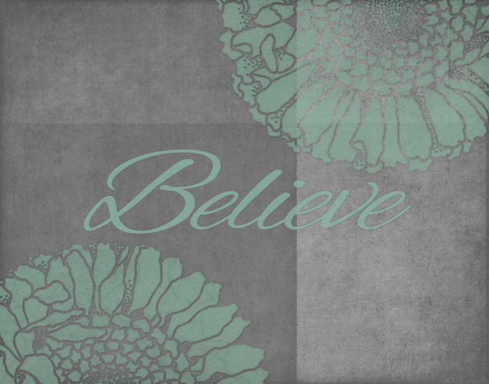 Floral Believe 1 art print by Tina Carlson for $57.95 CAD