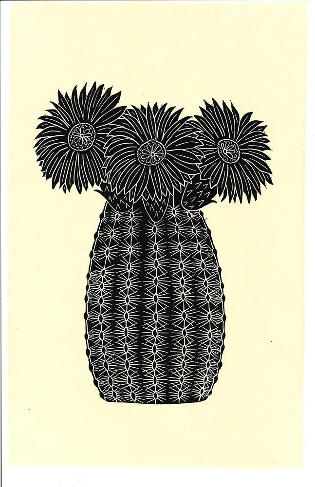 Cactus 1BW art print by Tina Carlson for $57.95 CAD