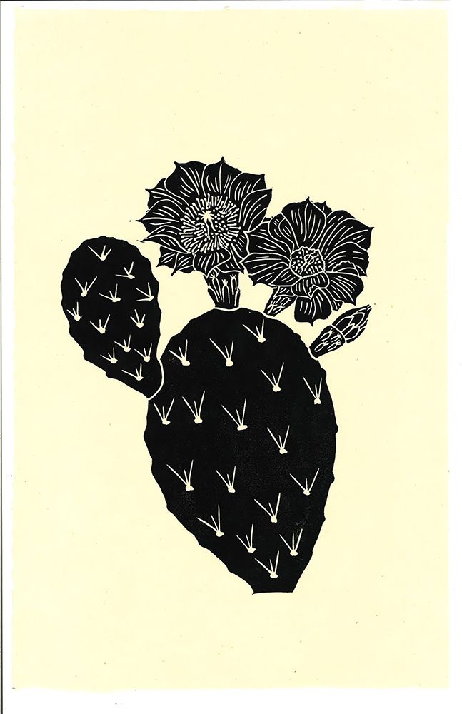Cactus 2BW art print by Tina Carlson for $57.95 CAD