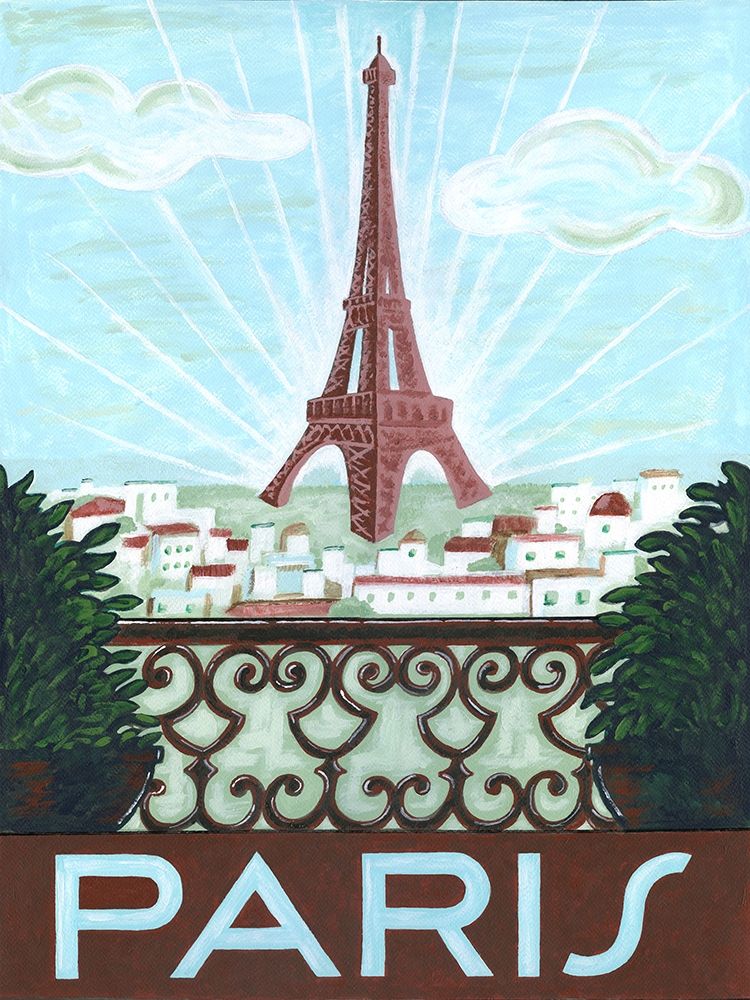 Paris View art print by Thom Reaves for $57.95 CAD