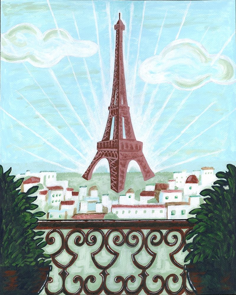 Paris View 2 art print by Thom Reaves for $57.95 CAD