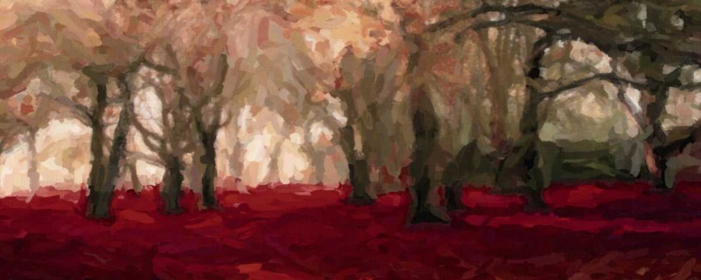 Crimson Panorama art print by Taylor Greene for $57.95 CAD