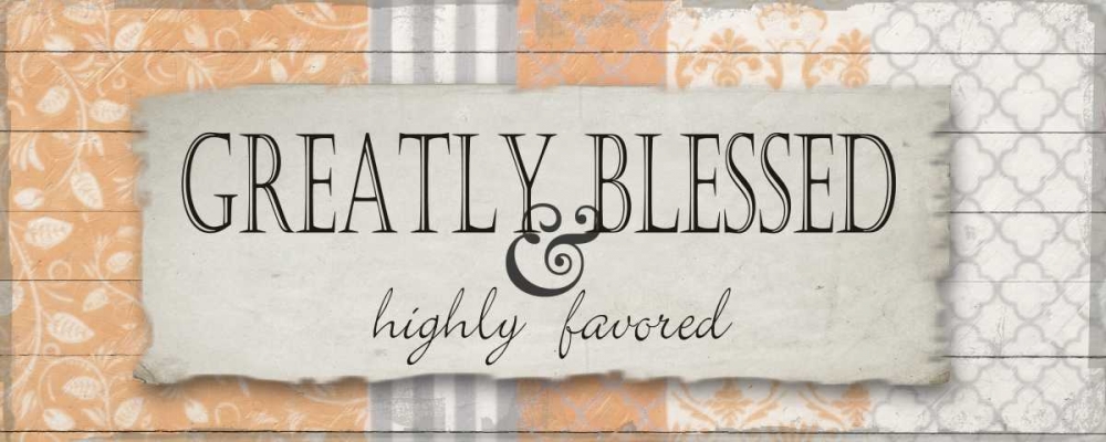 Greatly Blessed 2 art print by Taylor Greene for $57.95 CAD