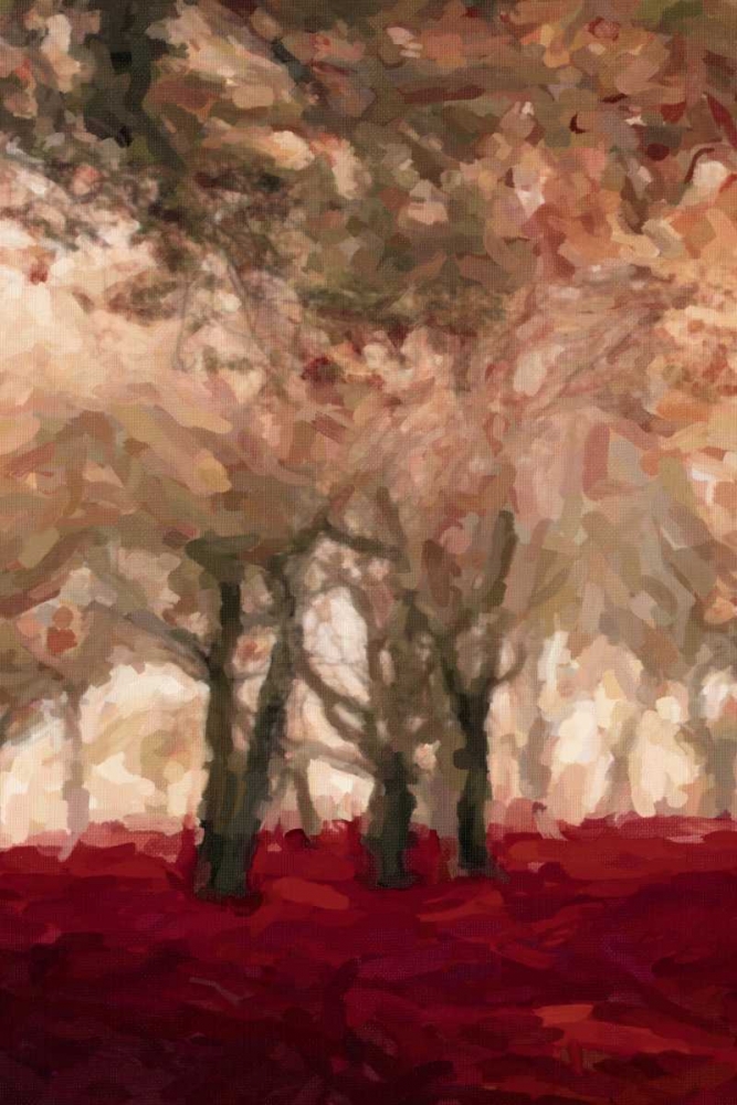 Crimson Forest Floor A3 art print by Taylor Greene for $57.95 CAD