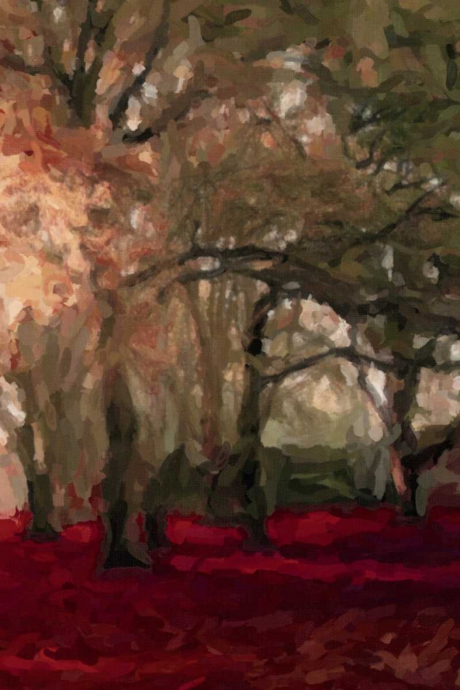 Crimson Forest Floor A4 art print by Taylor Greene for $57.95 CAD