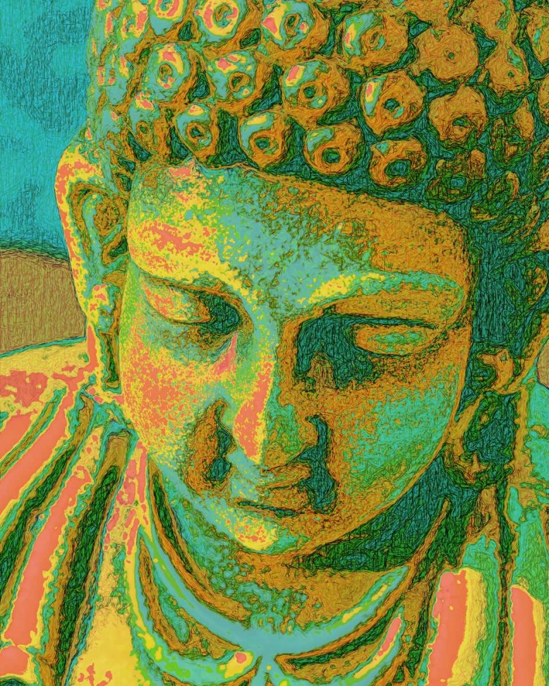 Modern Buddah art print by Taylor Greene for $57.95 CAD