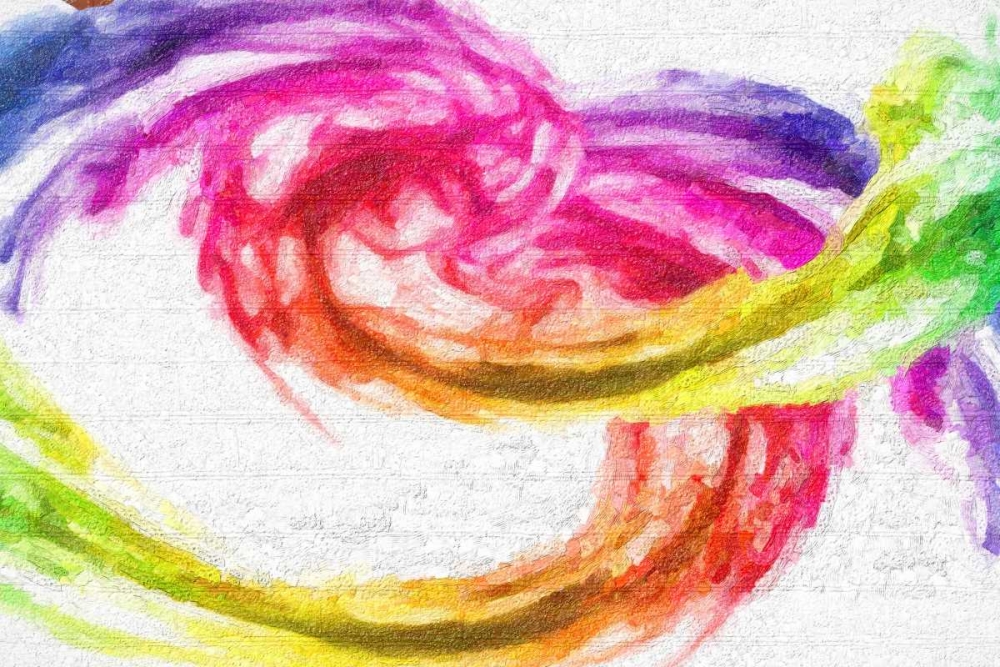 Rainbow Swirl art print by Taylor Greene for $57.95 CAD
