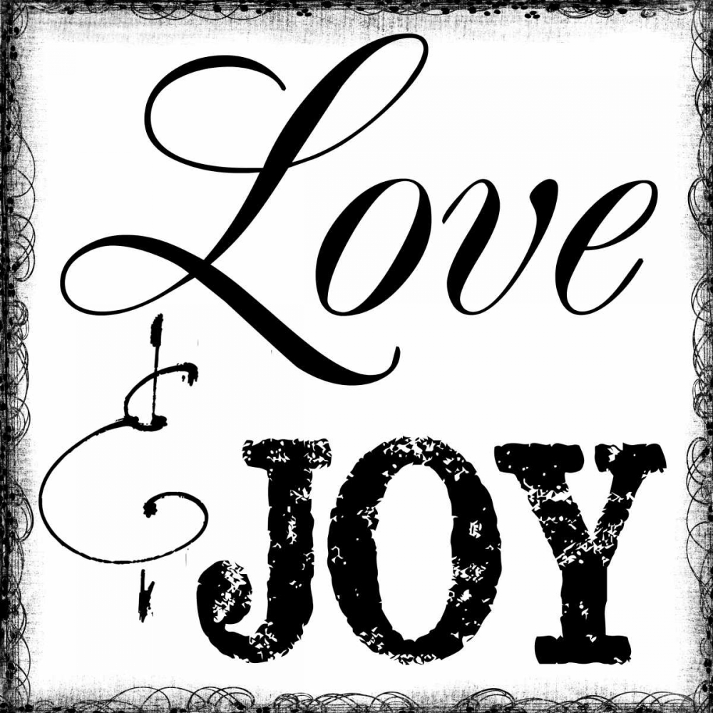 LOVE AND JOY art print by Taylor Greene for $57.95 CAD