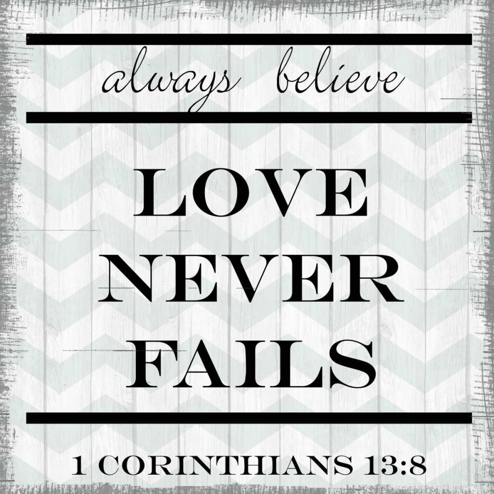 Love Never Fails art print by Taylor Greene for $57.95 CAD