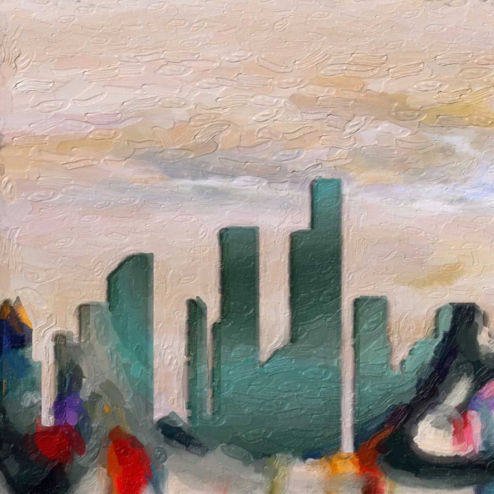 Abstract Skyline 1 art print by Taylor Greene for $57.95 CAD