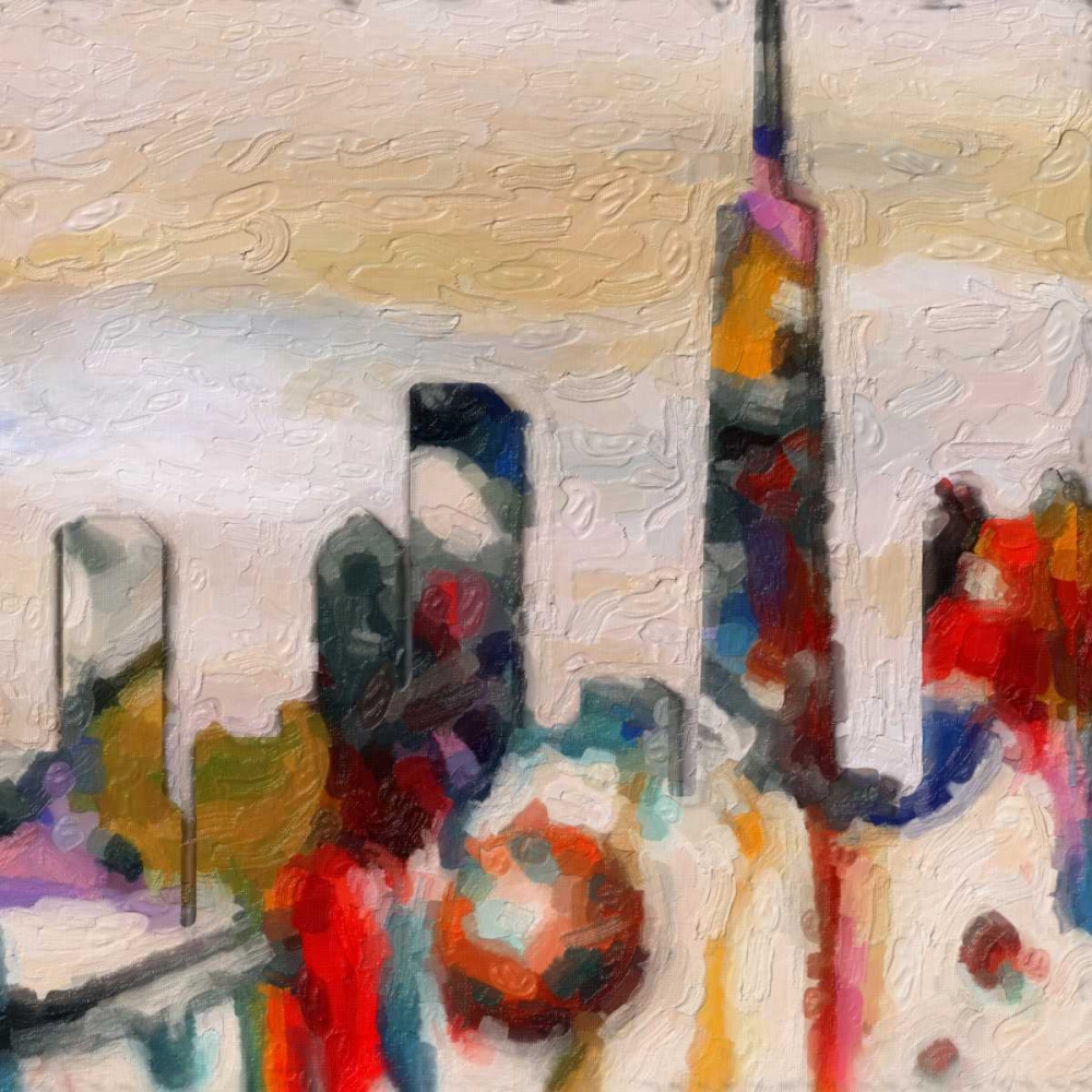 Abstract Skyline 2 art print by Taylor Greene for $57.95 CAD