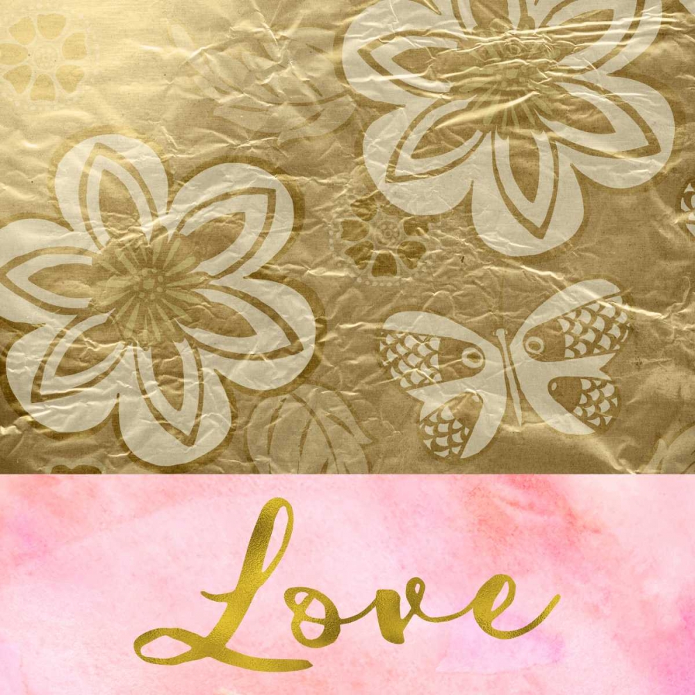 Love Golden Flowers art print by Taylor Greene for $57.95 CAD