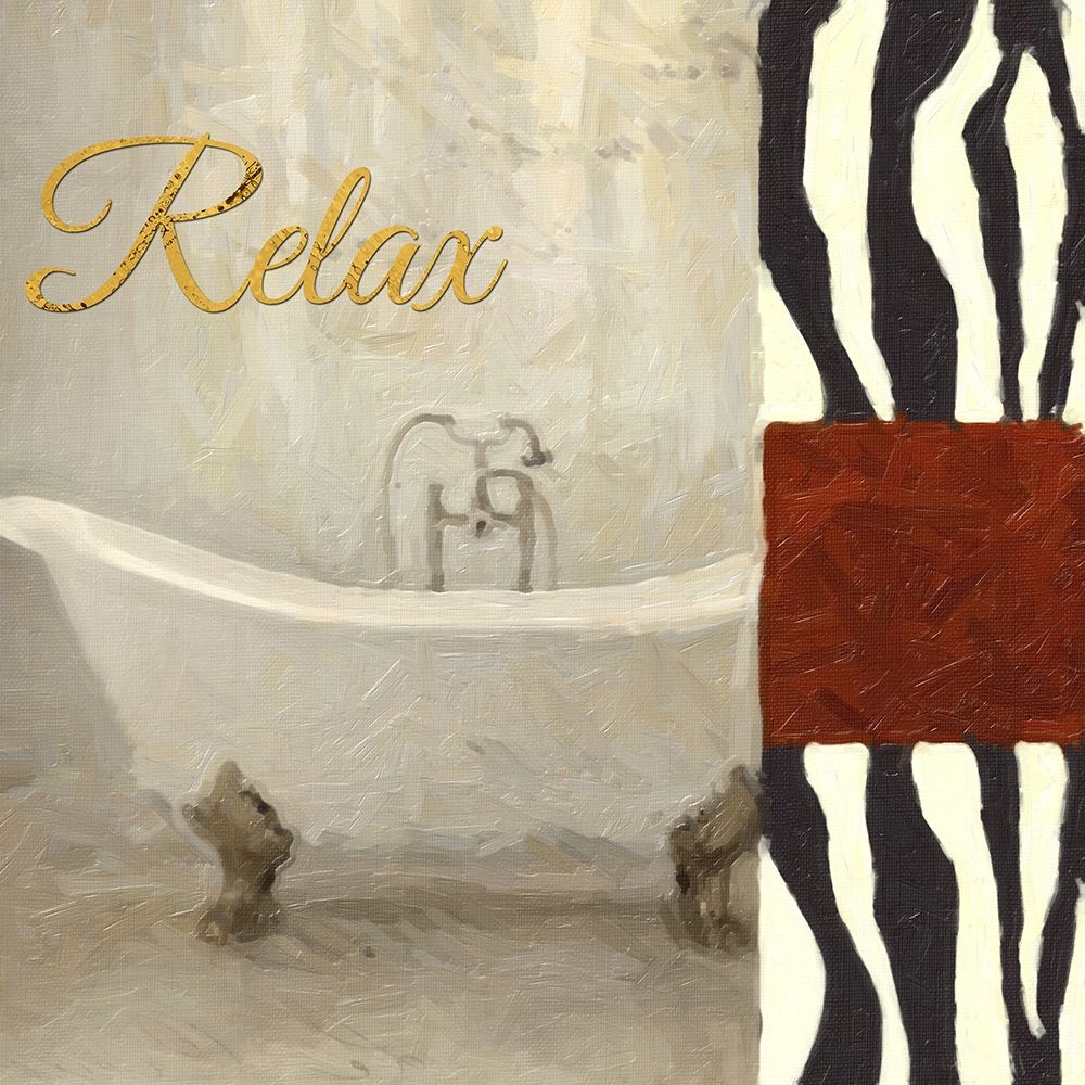 Relax Bath art print by Taylor Greene for $57.95 CAD