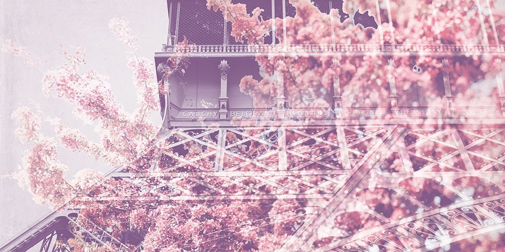 Eiffel Blossoms art print by Tracey Telik for $57.95 CAD