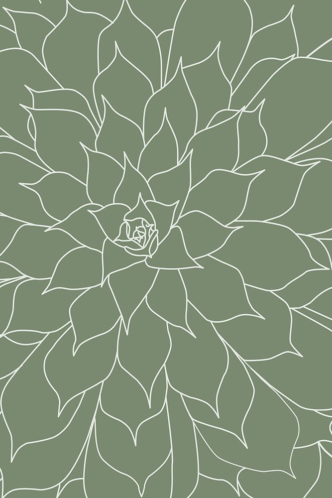 Succulent Sage Green art print by Urban Epiphany for $57.95 CAD