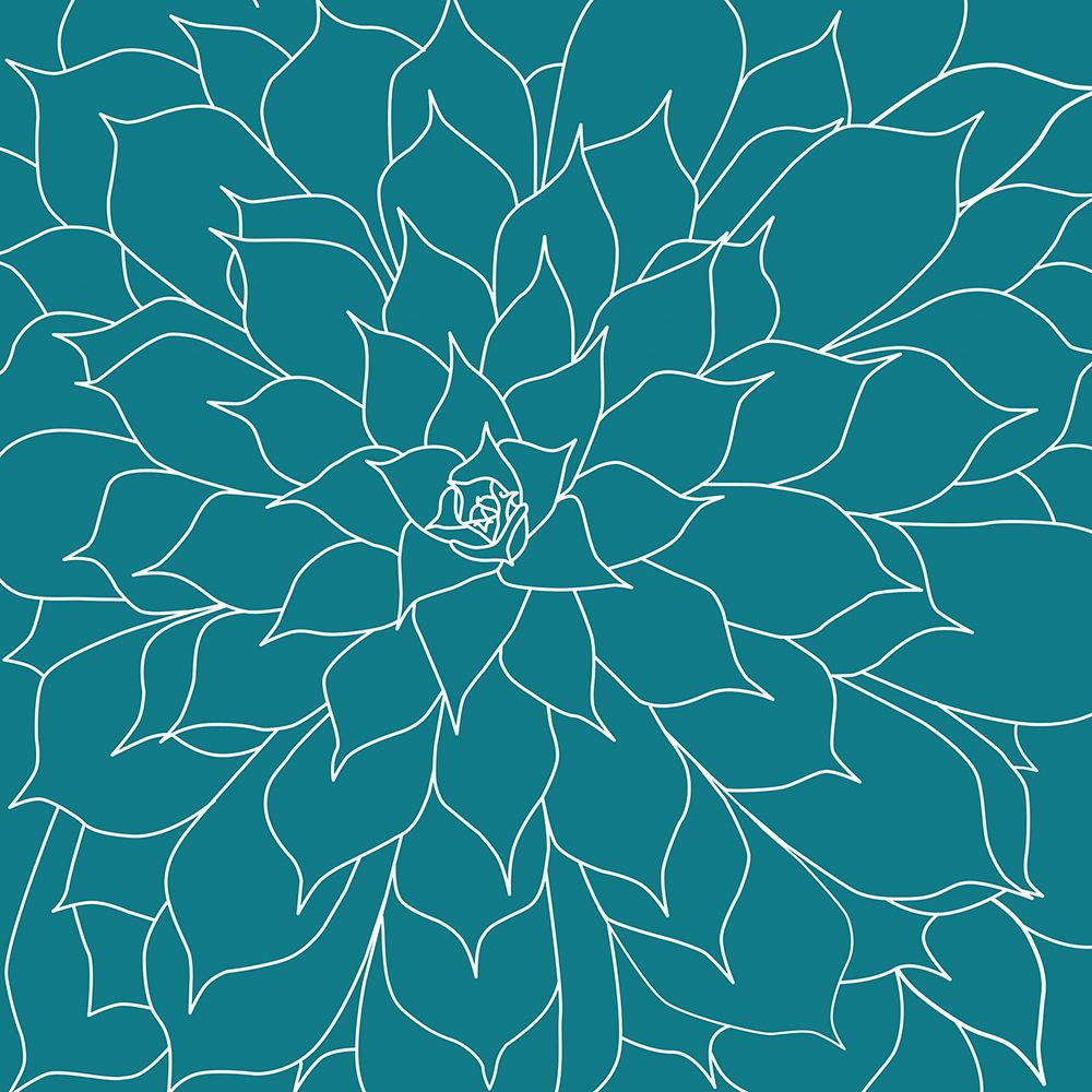 Succulent Turquoise art print by Urban Epiphany for $57.95 CAD