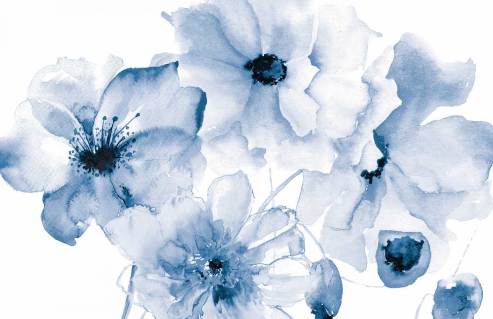 Flowering Blue art print by Victoria Brown for $57.95 CAD