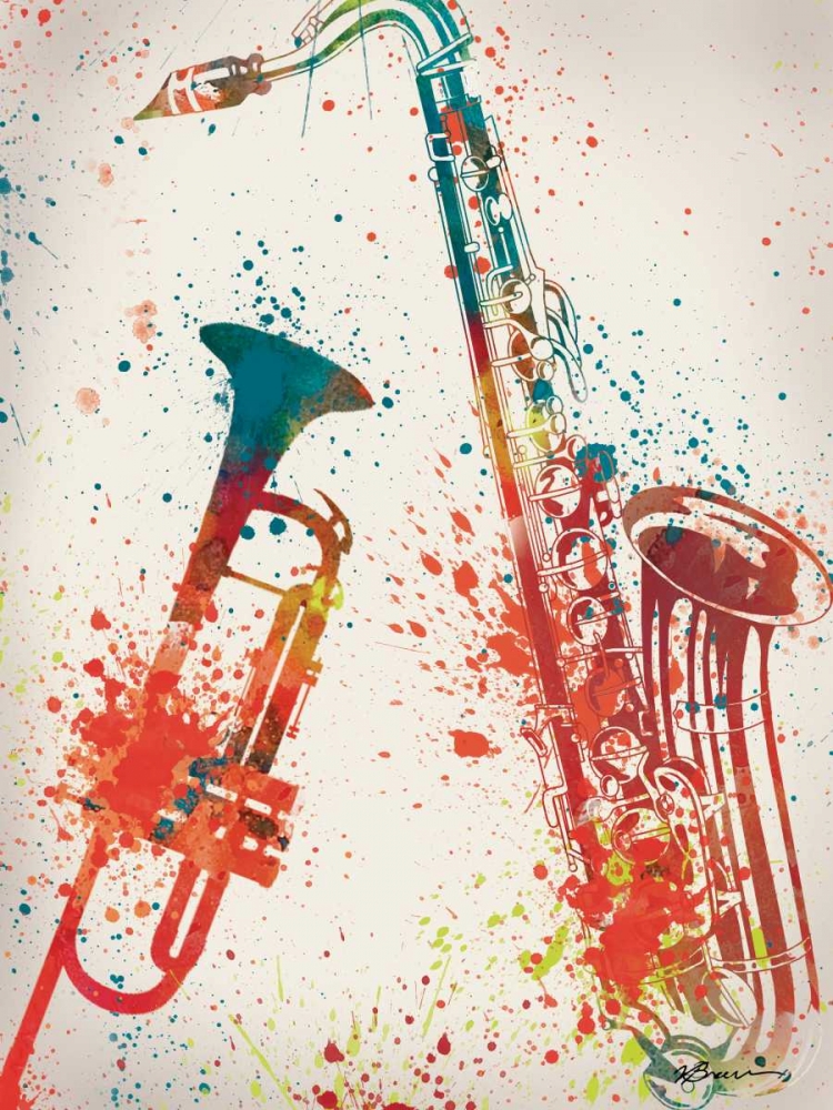 Jazz 2 art print by Victoria Brown for $57.95 CAD