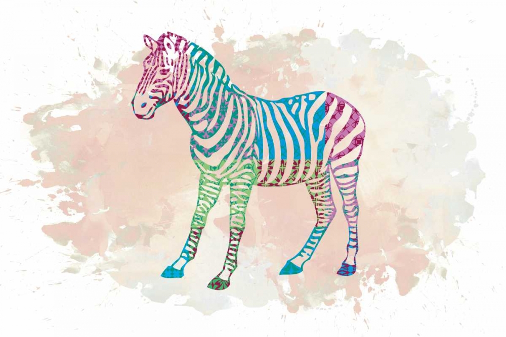 Zebra art print by Victoria Brown for $57.95 CAD