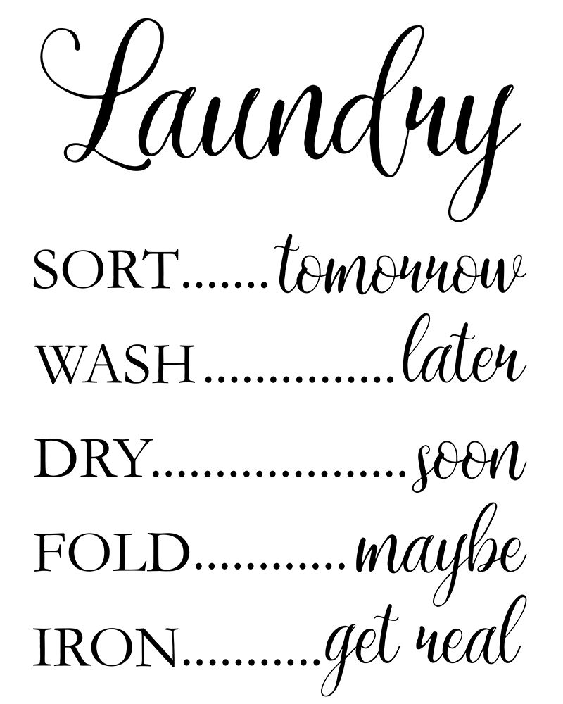 Laundry Words 1 art print by Victoria Brown for $57.95 CAD