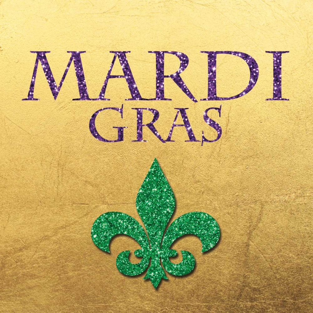 Mardi Gras Gold art print by Victoria Brown for $57.95 CAD