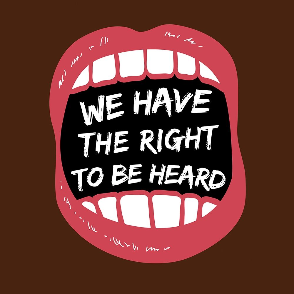 Hear Our Rights BLM art print by Victoria Brown for $57.95 CAD