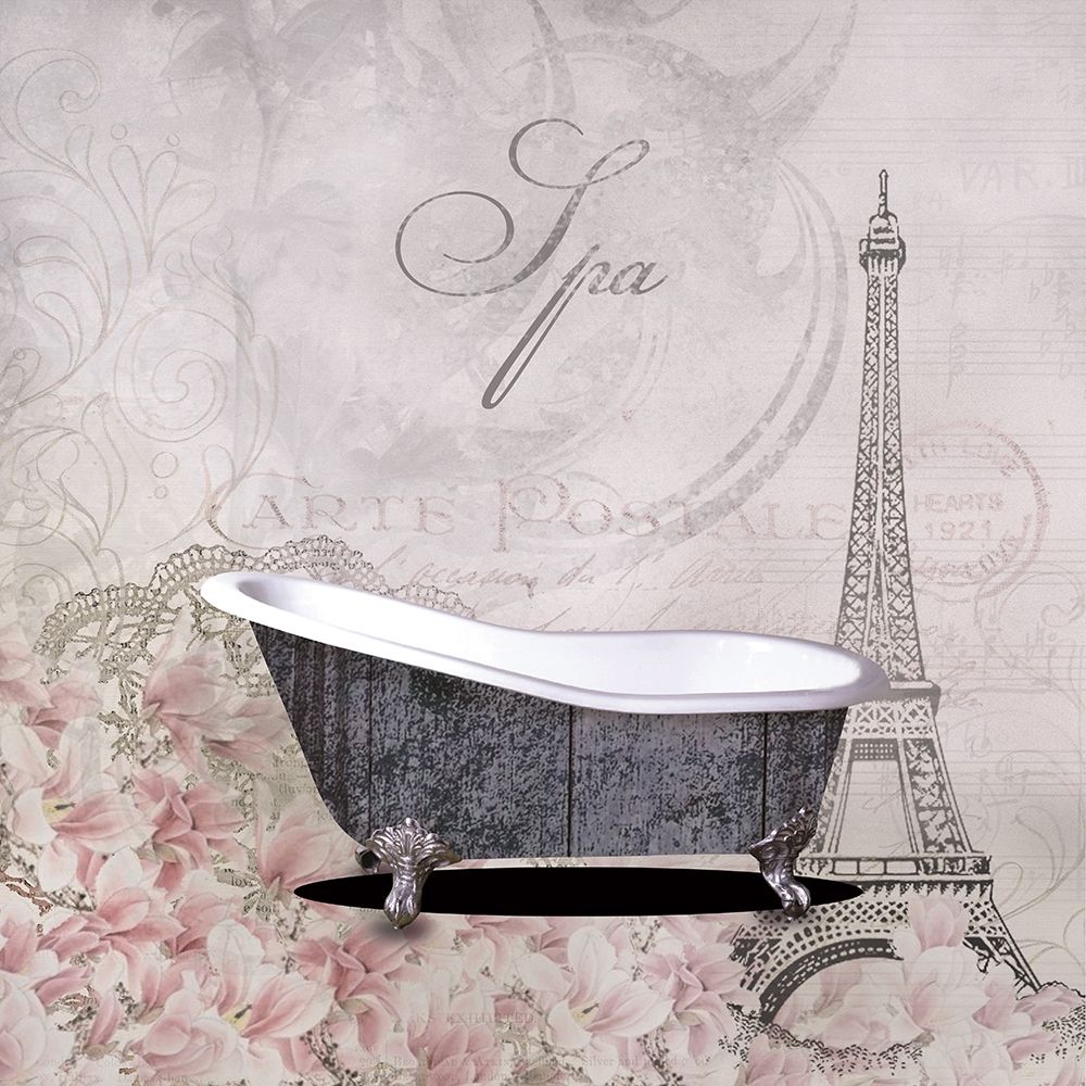 Floral Bath 1 art print by Victoria Brown for $57.95 CAD